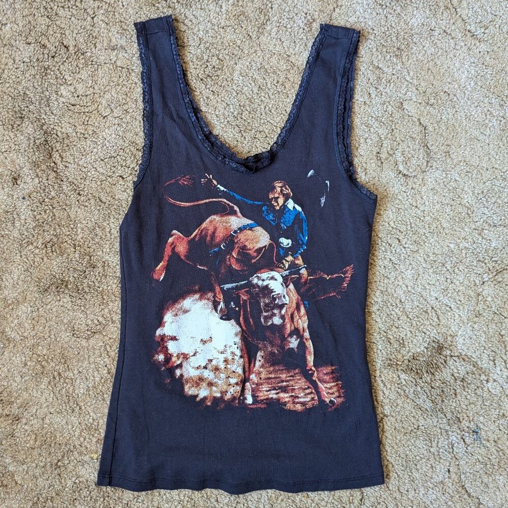 Rodeo Bull Rider Tank Top